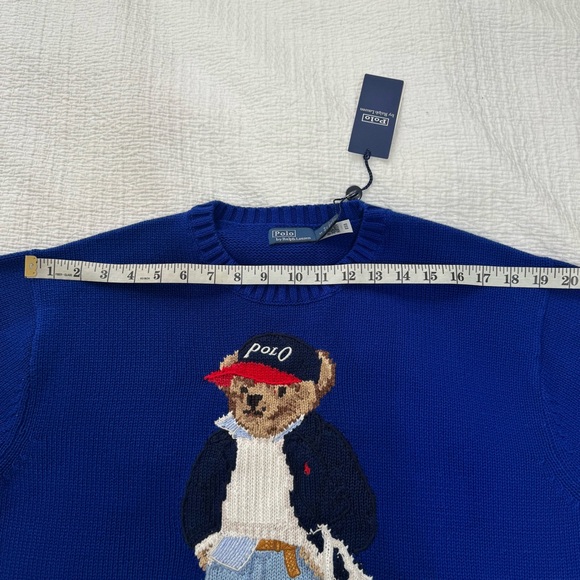 Polo by Ralph Lauren women’s Polo Bear Sweater, size M - Picture 7 of 10